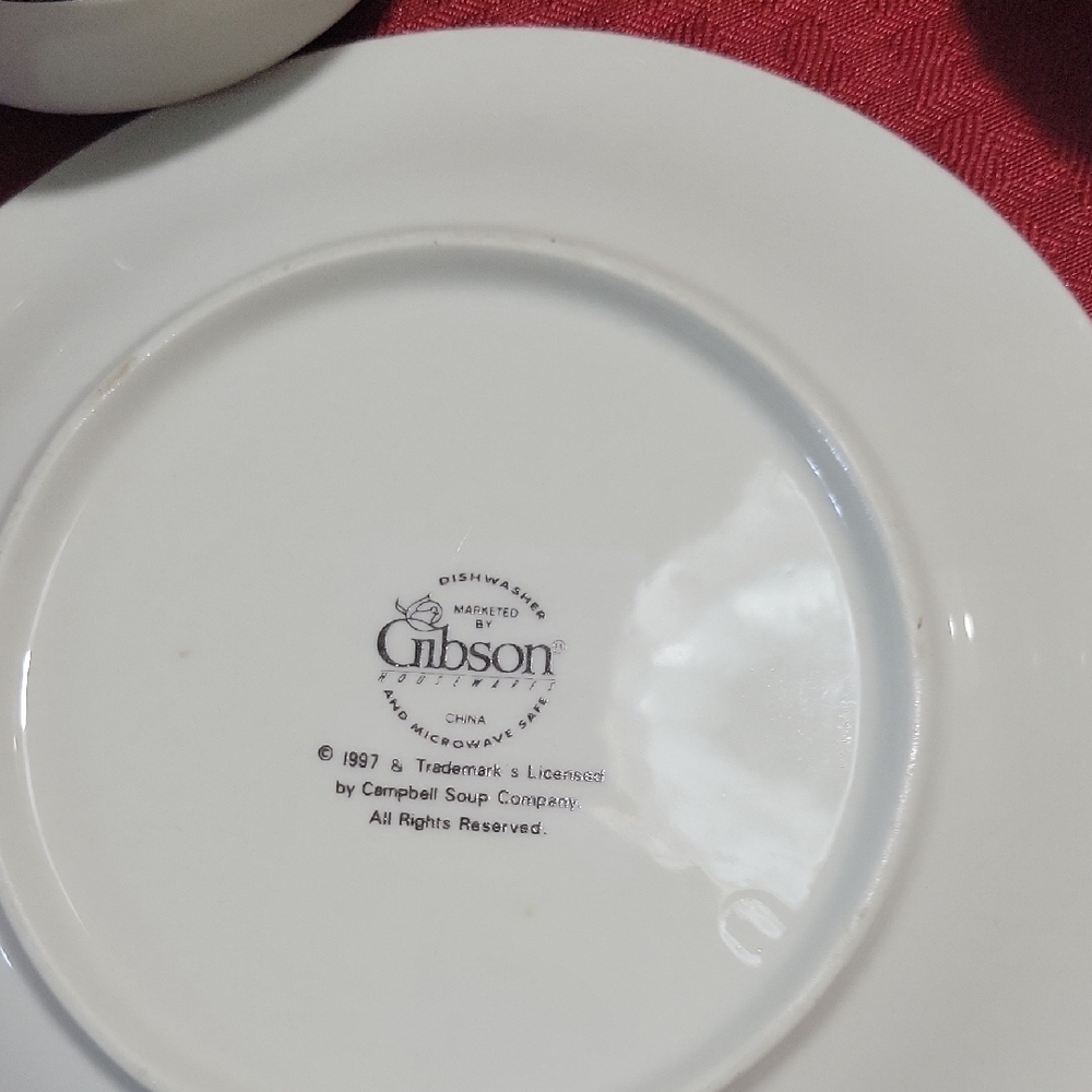 Cambell's Colorful Fruit Pattern Dinnerware Set - Picture 2 of 5